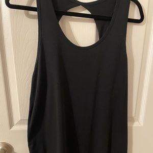 ZYIA black twist tank